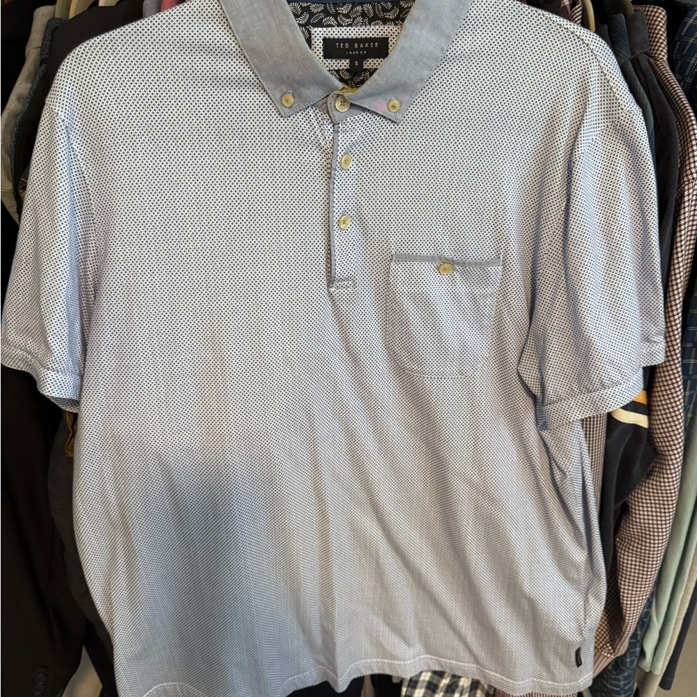 Ted Baker Light Blue Polo Shirt